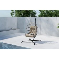 Svea - Hana Hangstoel - Zwart/grijs -VIDAXL Winkel ca8439eee2d7454eb358228c15d9eac2