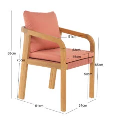 Set Van 2 Stoelen Voor Binnen En Buiten Van Massief Hout Beige Roze -VIDAXL Winkel cab0aa3eca0c43baa8ce06ce456fffad