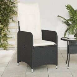 VidaXL - Tuinstoel Verstelbaar Met Kussens - Zwart - Poly Rattan 13 VidaXL - Tuinstoel Verstelbaar Met Kussens - Zwart - Poly Rattan -VIDAXL Winkel cc32a51214764c9e9dc9bd3a732eab8f