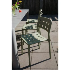 Housecraft Serra Tuinstoel/ Eetkamerstoel Kunststof Rood - Set Van 4 -VIDAXL Winkel d331d1fd0a884ad9801b6ff399857997