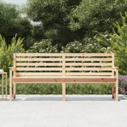 VidaXL - Tuinbank - Naturel - Massief Grenenhout - 203.5x48x91.5 Cm -VIDAXL Winkel d3509581057046d1844303d9fdfd5427