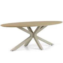 Tuinset 6 Personen 220 Cm Aluminium/textileen Taupe Lifestyle Garden Furniture -VIDAXL Winkel d45d811ac97941cca98e7c557ab18678