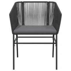 VidaXL - Tuinstoelen - Kussens - Zwart - Poly Rattan - 2 Stuks -VIDAXL Winkel d4ce2f00590b4629975fc9ca95decc6a