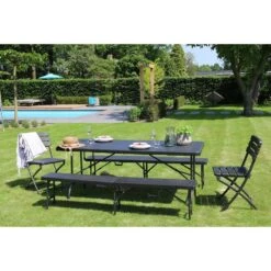 ERRO Bank Houtlook 180cm -VIDAXL Winkel d4e808b902334c4f9f0f0d5c404075da