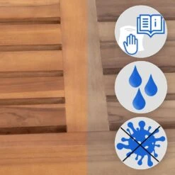 CLP Teakbank Halden 180 Cm -VIDAXL Winkel d584dee318c148beae3a37f68746e4b2