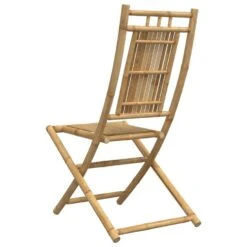 VidaXL - Tuinstoelen Inklapbaar - Bamboe - 2 Stuks - 46x66x99 Cm -VIDAXL Winkel d6a9b37c0244474e901a266c98e8575b
