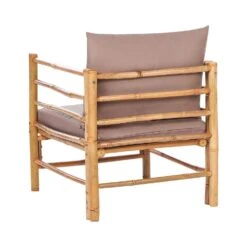 CERRETO - Tuinstoel - Taupe - Bamboe -VIDAXL Winkel d78370b75e794a6eadf4765b0c4f06e0