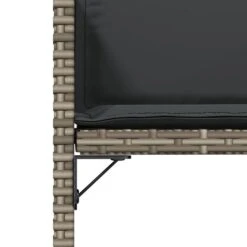 VidaXL - Tuinstoelen - Kussens - Grijs - Poly Rattan - 4 Stuks -VIDAXL Winkel d78f488b2106432ba570230879494a37