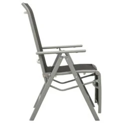 VidaXL - Tuinstoelen - Zilverkleurig - Aluminium - 2 Stuks - Verstelbaar -VIDAXL Winkel da47d0d2b8cc48e286b9eb09e0b149a2