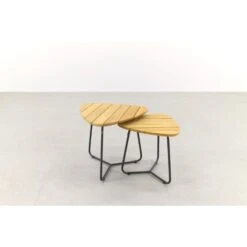 4 Seasons Verdi Set Van 2 Teak Driehoekige Salontafels -VIDAXL Winkel dd61952b785c45a189979ead8e159f56