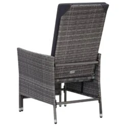VidaXL - Tuinstoel - Grijs - Poly Rattan - Verstelbaar - Met Kussens -VIDAXL Winkel dd8b7502a81c4be2a80cd05fb8dd3dd4