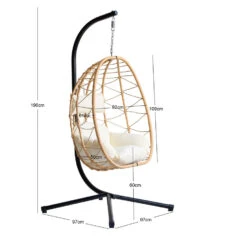 Hangstoel Van Bruin Rotan En Metaal 14 Hangstoel Van Bruin Rotan En Metaal -VIDAXL Winkel de76450f59b64f0597fed5f866bd490d