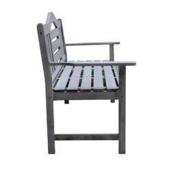 SenS-Line Nevada Tuinbank Met Uitklapbaar Tafeltje - Grijs - 150 Cm - Meranti H -VIDAXL Winkel dfeacb0fcdc1406f9091d3ec6f1ac62e