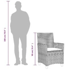 VidaXL - Tuinstoelen Met Kussens - Beige - Poly Rattan En Hout - 2 Stuks 21 VidaXL - Tuinstoelen Met Kussens - Beige - Poly Rattan En Hout - 2 Stuks -VIDAXL Winkel e0098d1a3e2a4d1fa56f8ef1afc6162d