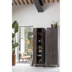 WOOOD Banco Tuinstoel - Hout/Metaal - Nature - 78x68x82 -VIDAXL Winkel e1ceaf3ac83644dd853569f095602c98