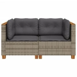 VidaXL - Tuinbank - Grijs - Poly Rattan - 2 Stuks 14 VidaXL - Tuinbank - Grijs - Poly Rattan - 2 Stuks -VIDAXL Winkel e2629a246bb44e54b27fe5f72ab08a97