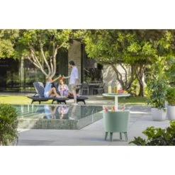 Keter Coolbar Partytafel - 49.5x49.5x57cm - Groen -VIDAXL Winkel e28fffda38fc4b3d862f980af71d1c7d