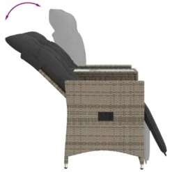 VidaXL - Tuinbank - Grijs - Poly Rattan -VIDAXL Winkel e2cd03c49bc54f0089d70d3329cb10f2