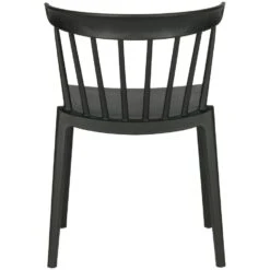 WOOOD Bliss Tuinstoelen - Kunststof - Zwart - Set Van 4 -VIDAXL Winkel e2ce120a7f434a88abb0216db1829d43