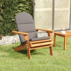 VidaXL - Adirondack Tuinstoel - Kussens - Bruin - Acaciahout - 75x84x90 Cm -VIDAXL Winkel e374ec9b61b7461baca3a18c80534d81