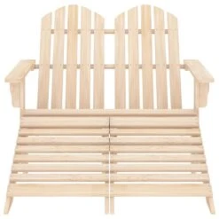 VidaXL - Tuinstoel 2-zits Adirondack - Bruin - Hout - Met Voetenban -VIDAXL Winkel e3a6084cba5c4ae9a0778a721abe8739