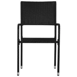 VidaXL - Tuinstoelen - Stapelbaar - Zwart - Poly Rattan - 2 Stuks 10 VidaXL - Tuinstoelen - Stapelbaar - Zwart - Poly Rattan - 2 Stuks -VIDAXL Winkel e4c19aecd0704a02bf81e7deb3208e65
