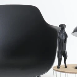 Nolon Noa-Puk Kunststof Tuinstoel Zwart - Zwart Onderstel -VIDAXL Winkel e655b9627de4400d81d3333f0aa5e4da