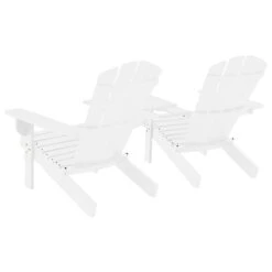 VidaXL Tuinstoelen Adirondack Met Tafeltje Massief Vurenhout Wit 8 VidaXL Tuinstoelen Adirondack Met Tafeltje Massief Vurenhout Wit -VIDAXL Winkel e72f1e5d55384861aed90ab4f332f5c0