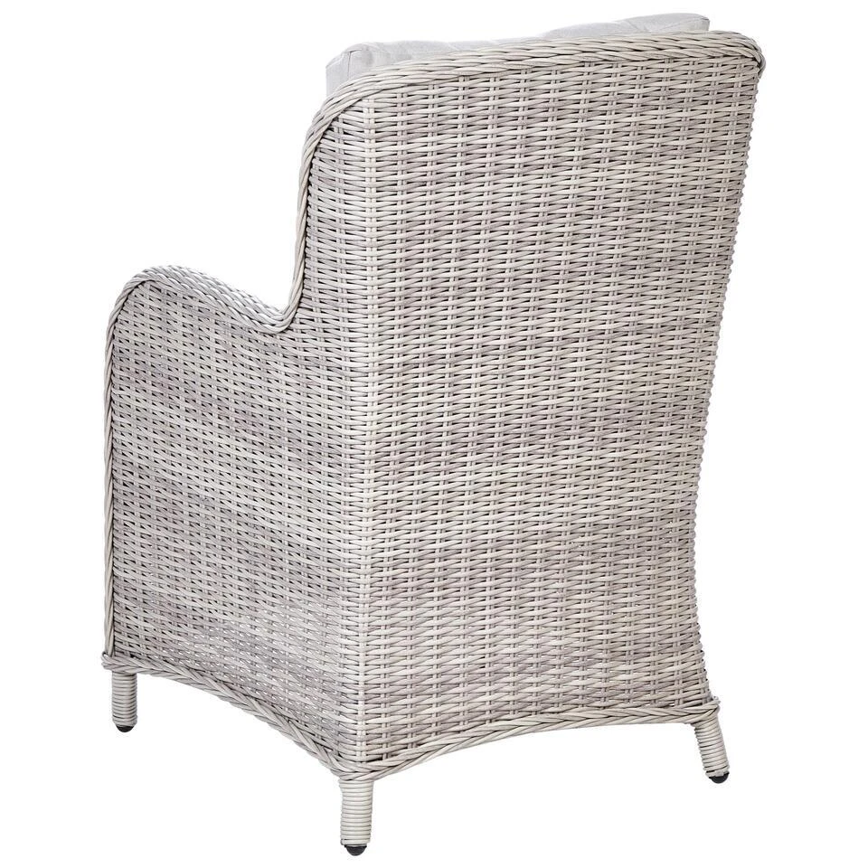 CASCAIS - Tuinstoel Set Van 2 - Beige - PE Rotan 8 CASCAIS - Tuinstoel Set Van 2 - Beige - PE Rotan - Afbeelding 6