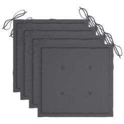 VidaXL - Tuinset - Antraciet - Bamboe - 40 X 40 X 3 Cm -VIDAXL Winkel e772624a75144579853aad078cea07e9