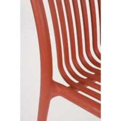 Housecraft Living Mante Tuinstoelen Kunststof Terra/ Rood - Set Van 4 -VIDAXL Winkel eb72a057e1eb4c0c96a497df9d3dde94