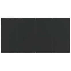 VidaXL - 5-delige Tuinset Met Kussens - Zwart PE Rattan En Staal - 160x80 Cm 20 VidaXL - 5-delige Tuinset Met Kussens - Zwart PE Rattan En Staal - 160x80 Cm -VIDAXL Winkel ebec2ba9c4e14ed6a883cebeca14a031