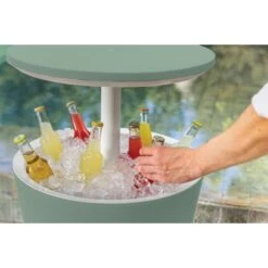 Keter Coolbar Partytafel - 49.5x49.5x57cm - Groen -VIDAXL Winkel ed480caa70334dcfa7b4de52636280c9