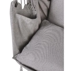 BONEA - Hangstoel - Lichtgrijs - Katoen -VIDAXL Winkel eef53051bdaa465287a8f75f5b39800a