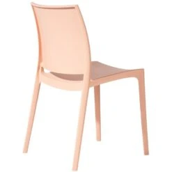 CLP Tuinstoel Meton Kunststof - Pfirsich -VIDAXL Winkel f0113374ad2c4bd5916a7a656b4ed942