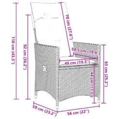 VidaXL - Tuinstoel - Zwart - Poly Rattan - 2 Stuks -VIDAXL Winkel f04888b8044448ff8fac3f4e8626fde4
