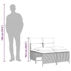 VidaXL - Loungeset - Bruin - Poly Rattan -VIDAXL Winkel f138bb911fc64da3a8eb18afe9a0cfb3