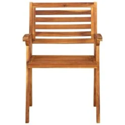 VidaXL - Tuinstoelen - Bruin - Acaciahout - 3 Stuks -VIDAXL Winkel f1aa7ed9c1c2459cbba05f96b1047cf5