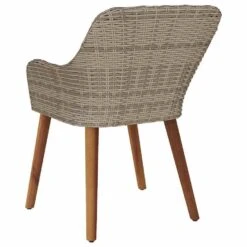 VidaXL - Tuinstoel - Zwart - Poly Rattan - 55 X 62.5 X 82cm -VIDAXL Winkel f1b07c5b12944a75b777d605b73bd52e