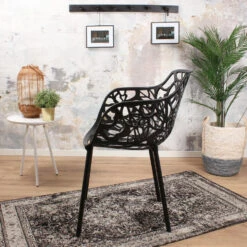 DS4U - Cast Magnolia Stoel Met Arm Zwart 9 DS4U - Cast Magnolia Stoel Met Arm Zwart -VIDAXL Winkel f257fb82030b426e818a06b25e009ecd