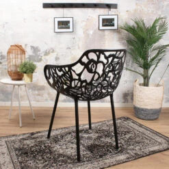 DS4U - Cast Magnolia Stoel Met Arm Zwart 11 DS4U - Cast Magnolia Stoel Met Arm Zwart -VIDAXL Winkel f5cb9f5db7544bce9058ac402985de1a