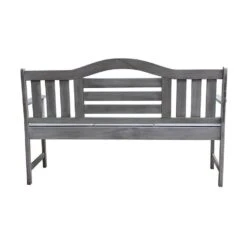 SenS-Line Nevada Tuinbank Met Uitklapbaar Tafeltje - Grijs - 150 Cm - Meranti H -VIDAXL Winkel f617bacfe11444a0915e6c5538ccef43