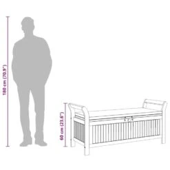 VidaXL - Tuinopbergbank - Bruin - Hout -VIDAXL Winkel f653129e282f41ce9c353cc52472cf2e