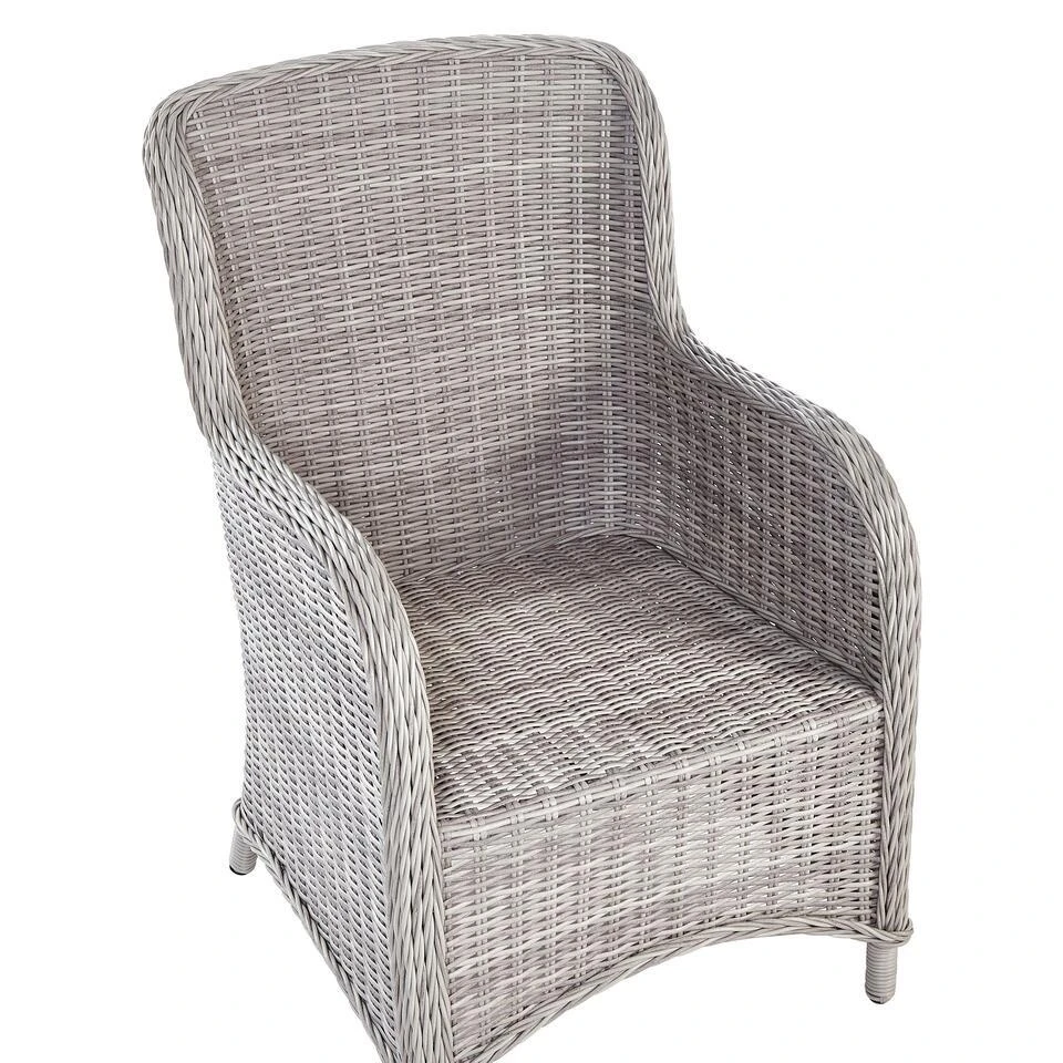 CASCAIS - Tuinstoel Set Van 2 - Beige - PE Rotan 10 CASCAIS - Tuinstoel Set Van 2 - Beige - PE Rotan - Afbeelding 8