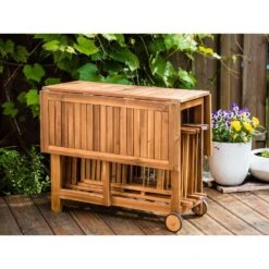 FRASSINE - Tuinset - Lichtbruin - Acaciahout 18 FRASSINE - Tuinset - Lichtbruin - Acaciahout -VIDAXL Winkel f7d5ba525998420998f94d334e84b700