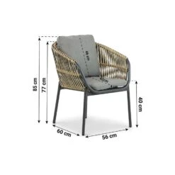 Tuinset 4 Personen 180 Cm Aluminium/wicker Taupe Coco Nathan/Vienna -VIDAXL Winkel f7fc4d79ac684ef6be9cb647f6f92d8a