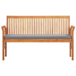 VidaXL Tuinbank 3-zits Met Kussen 150 Cm Massief Acaciahout -VIDAXL Winkel fa519388a76d448b8daeb5c84b90594f