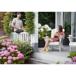 Keter Troy Adirondack Tuinstoel - Set Van 2 - 85x80x96.5cm - Wit -VIDAXL Winkel fa5a52b8f5f843c1988898014518734f