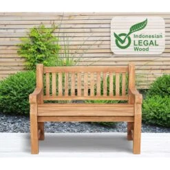 CLP Teakbank Teakbank 120 Cm Mit Abdeckhaube 120 Cm -VIDAXL Winkel fb517861834a4abd810db0bfcacddba4