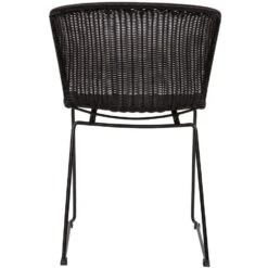 WOOOD Wings Tuinstoelen - Polyester - Zwart - Set Van 4 -VIDAXL Winkel fe42a1306d7c4574af2a395b4163034e